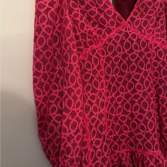 Walter Baker Helaine Pink Lace Mini Dress (NWT, Sz M) - Picture 5 of 9